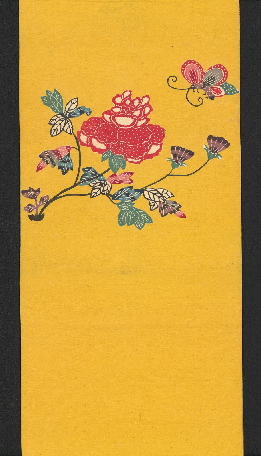 牡丹蝶模様